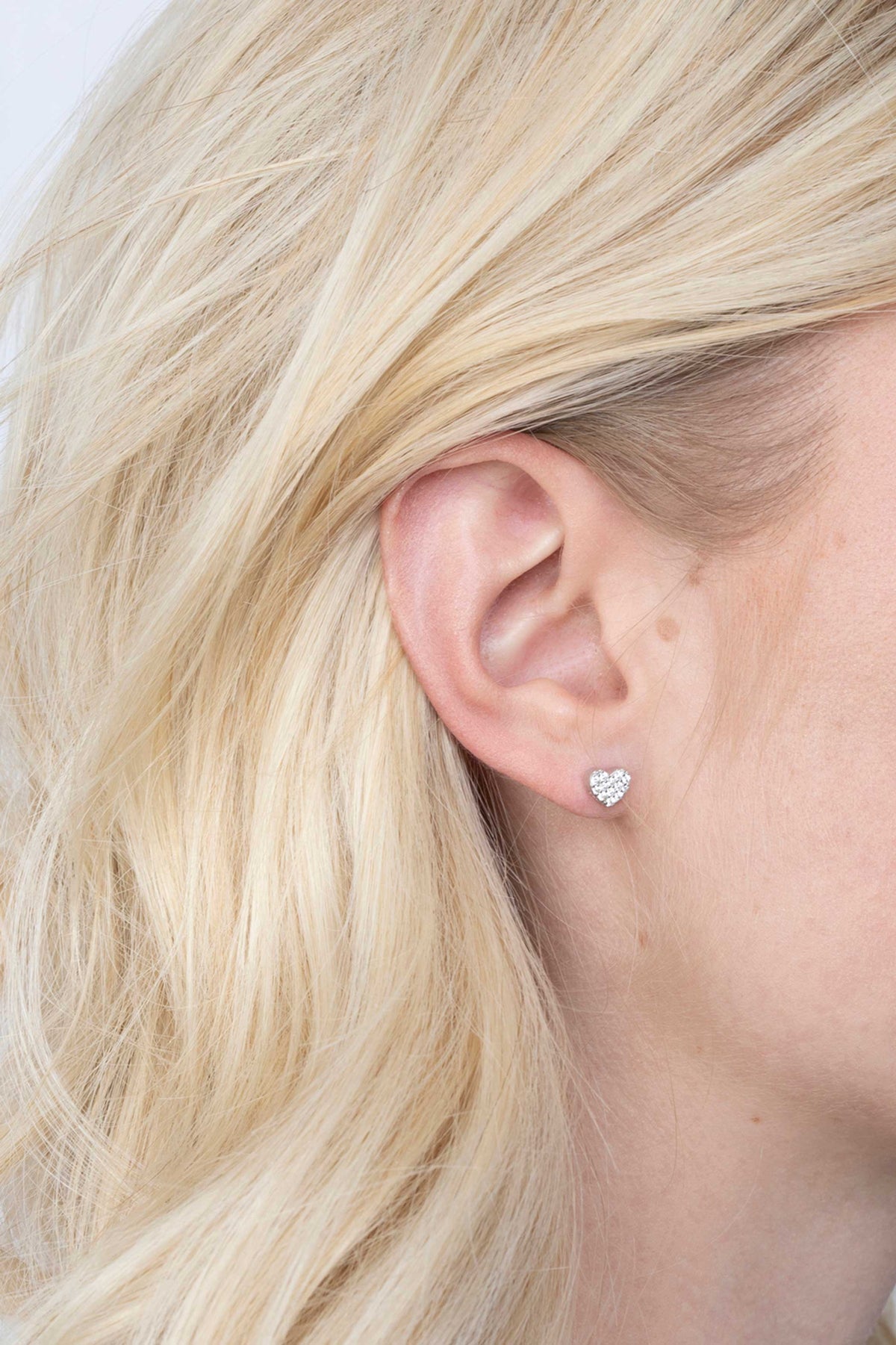 ZINZI Zilveren Oorknoppen met Witte Zirkonia ZIO1378Z