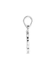 Zilveren gerhodineerde hanger eenhoorn 16 mm - 1341903 - PansiteNederland.nl