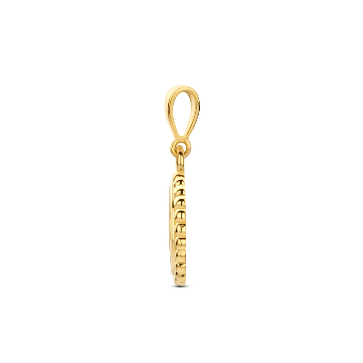 Hanger hartje 9K geelgoud 11 mm
