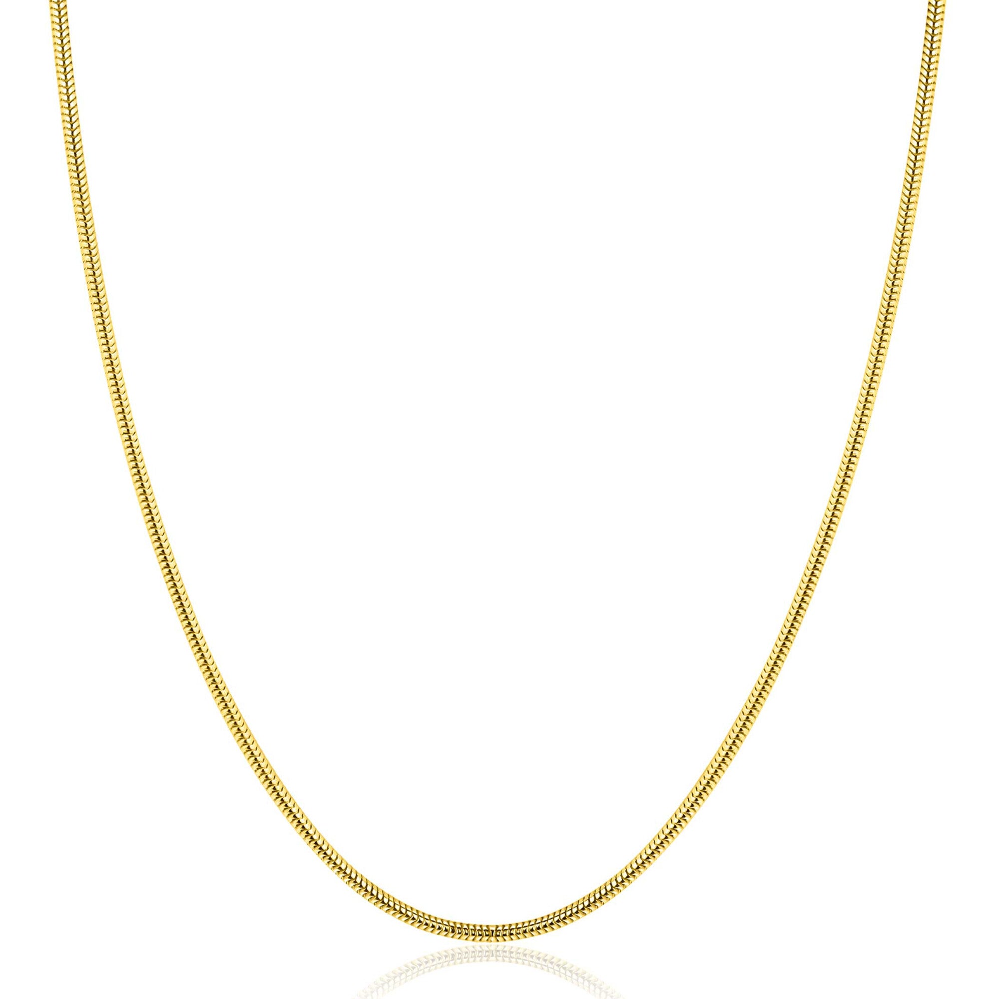 ZINZI Verguld Zilveren Ketting ZIC2848G
