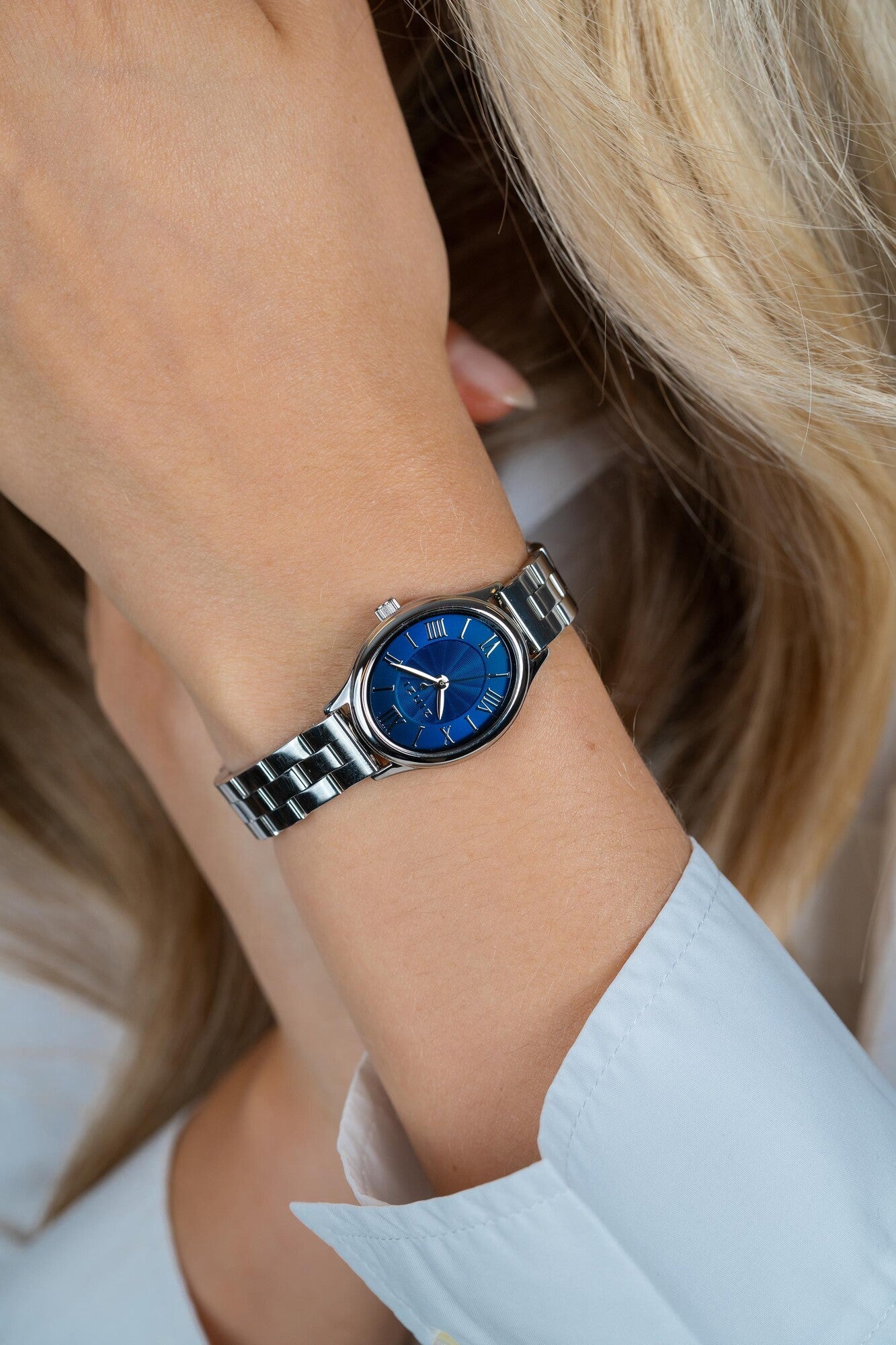 ZINZI Horloge 26mm blauw - ZIW2955