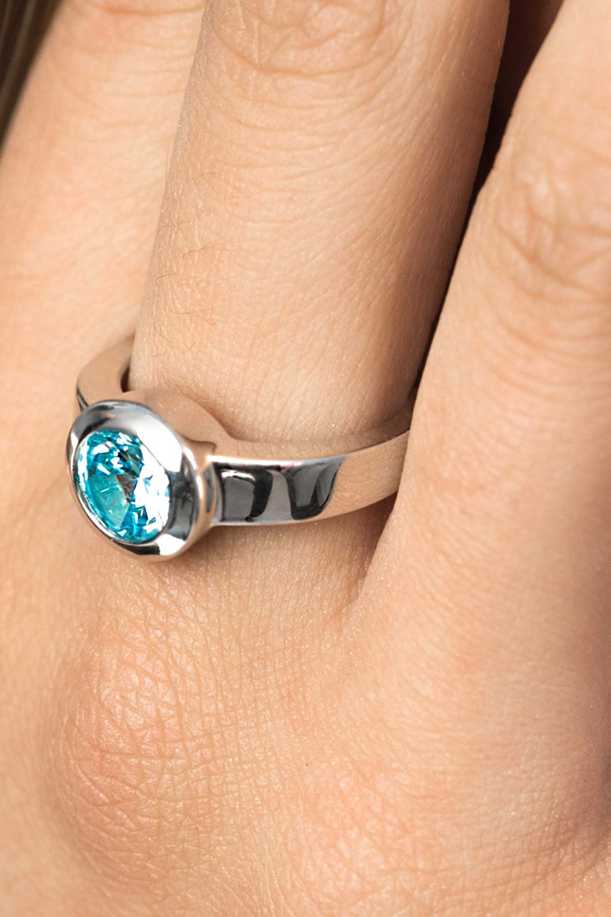 ZINZI Zilveren Ring met Zirkonia ZIR1