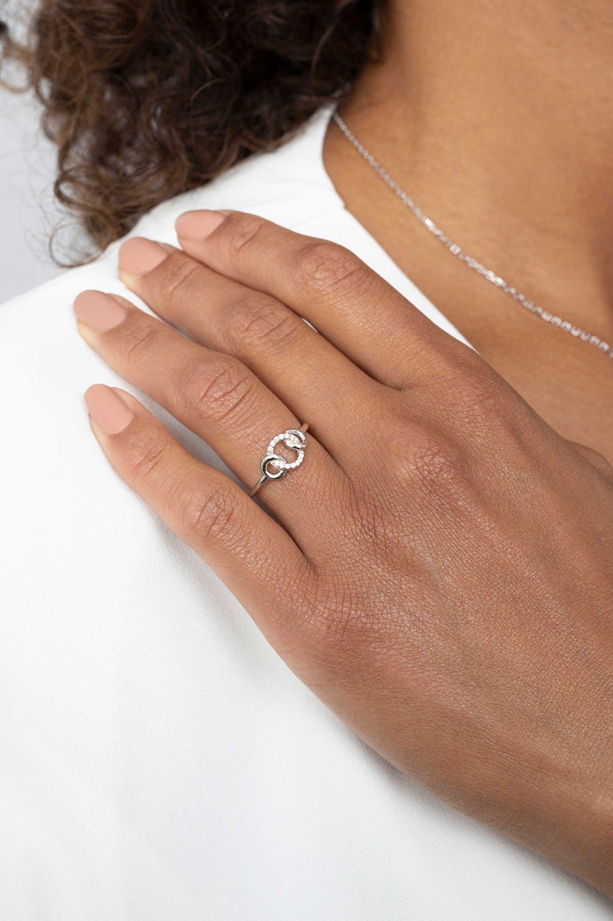 ZINZI Zilveren Ring met Witte Zirkonia ZIR2045