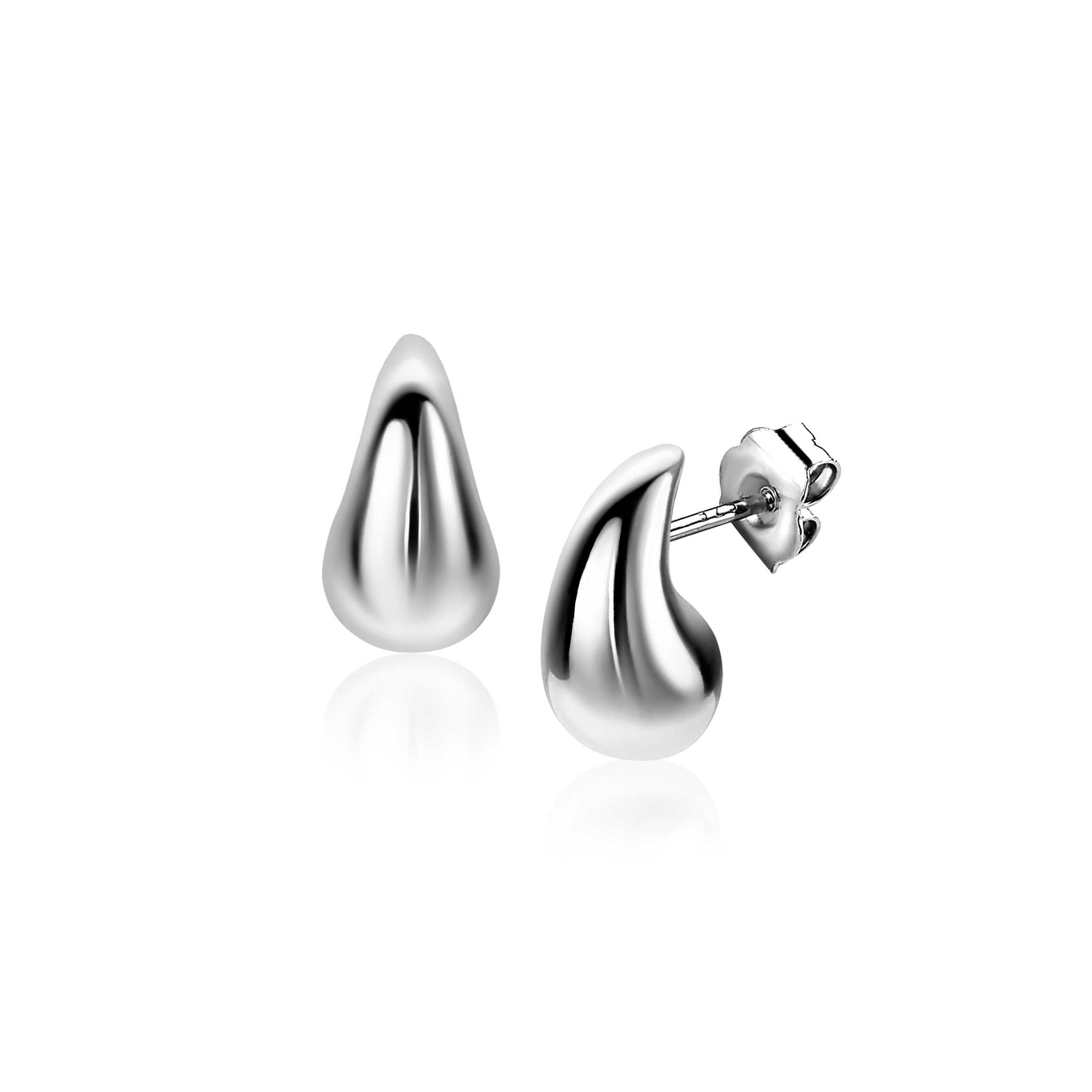 ZINZI Zilveren Oorknoppen 11mm oorbellen - ZIO2636