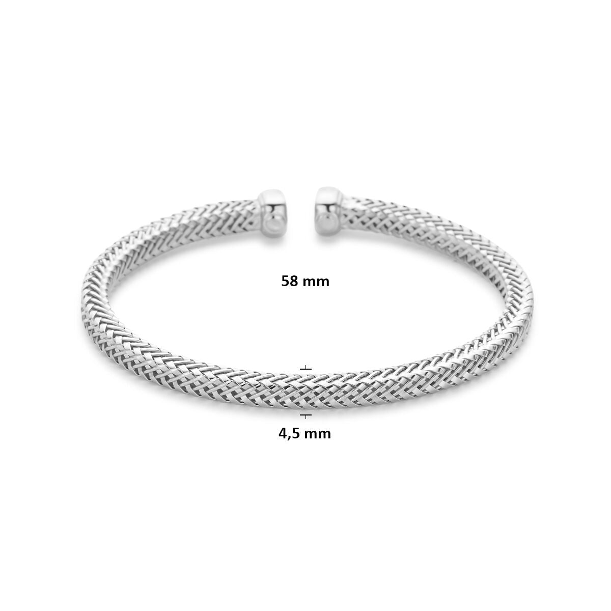 Fantasy Collection Gerhodineerd Zilveren Armband 1342352