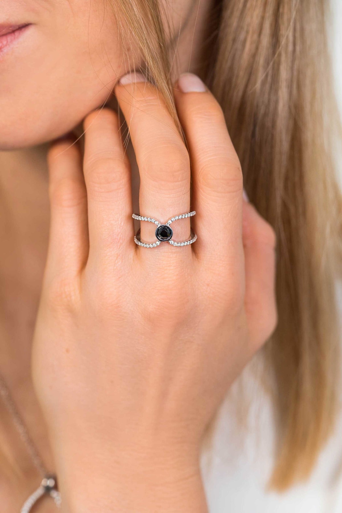 ZINZI Zilveren Ring met Witte Zirkonia ZIR1947-54