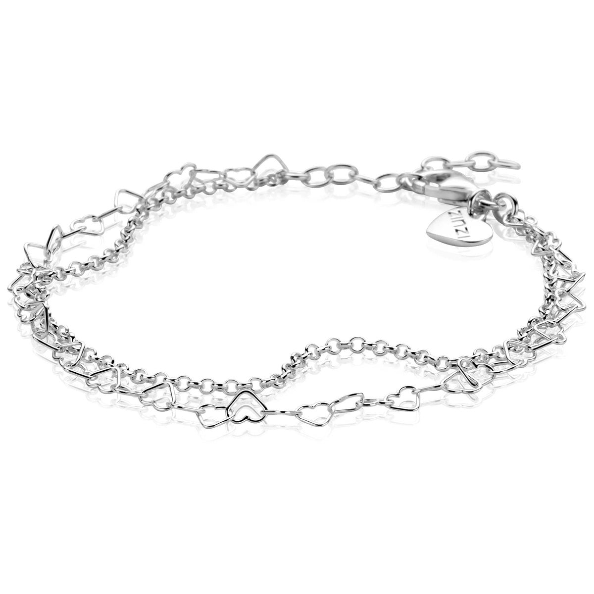 ZINZI Zilveren Armband 16-18,5 cm - ZIA2775