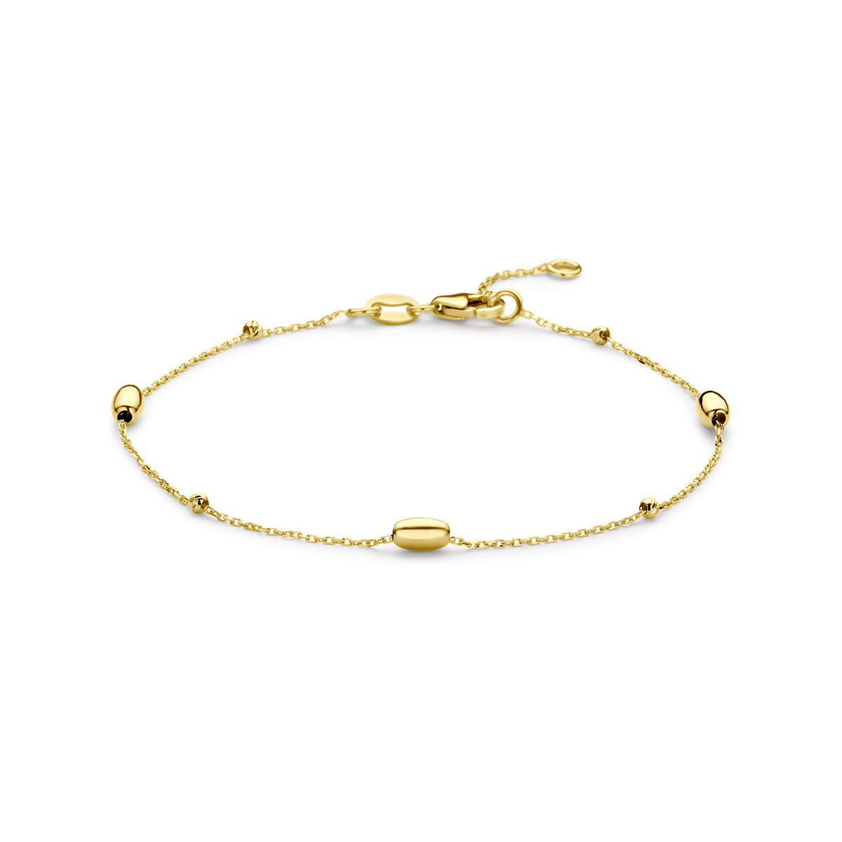 Armband 14K geelgoud 17 - 19 cm