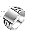 Zilveren graveerring oxi 1101866