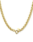 Zilgold (Geelgoud Met Zilverkern) Collier Jasseron 8 mm Met Groot Springslot 5000115 - PansiteNederland.nl