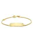 14K geelgouden graveerarmband plaat 5,0 mm 11 - 13 cm - 4034386