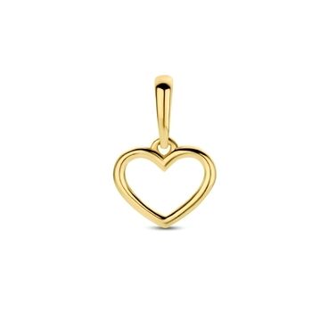 9K Geelgouden 9k hanger hart 12 mm - 8000275 - PansiteNederland.nl