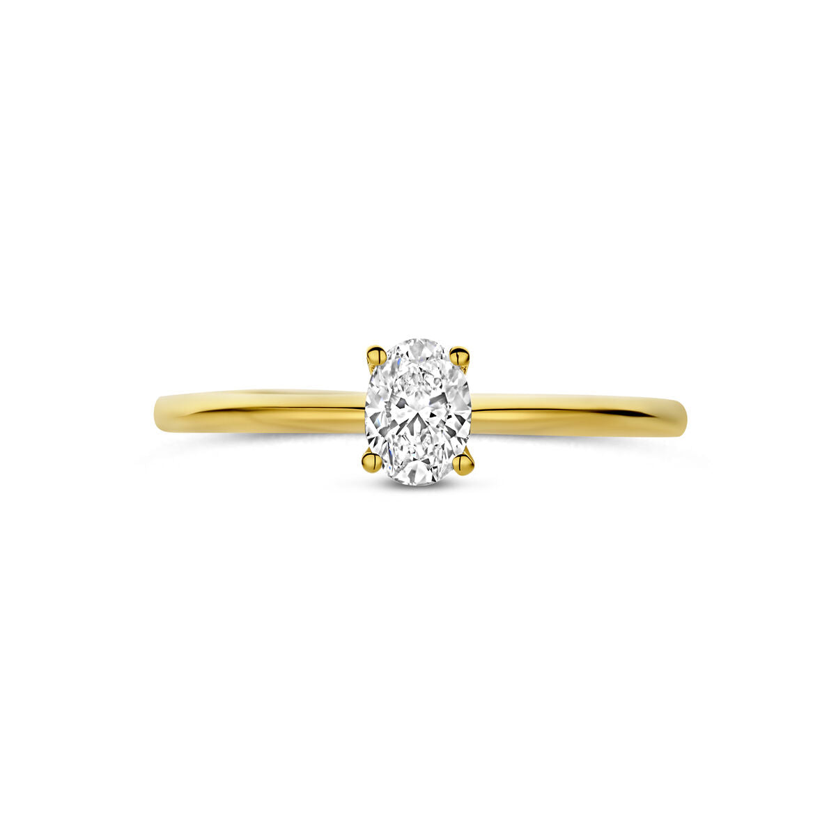 Fantasy Collection Ring lab grown diamant 0.30ct f vs 14K geelgoud