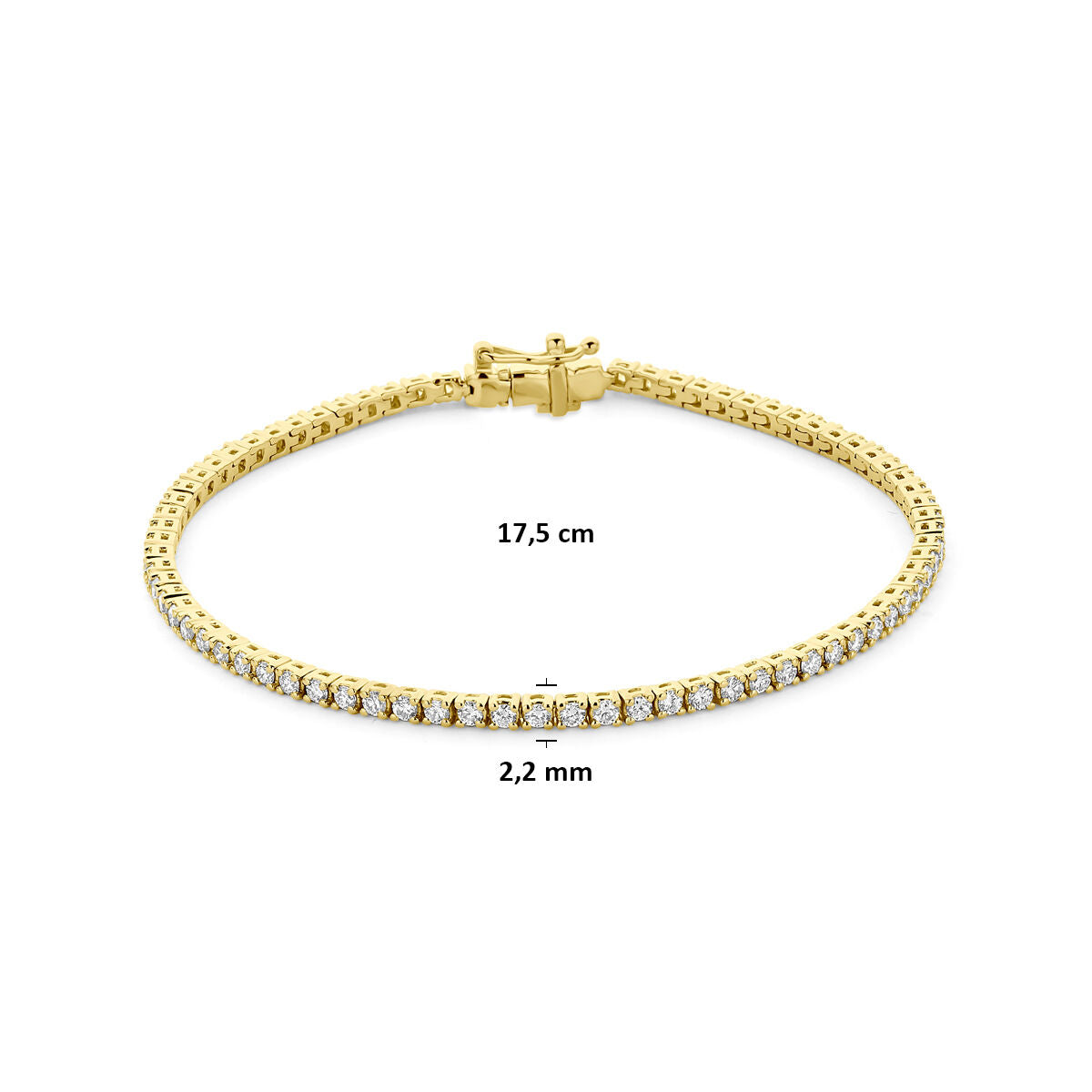 Fantasy Collection Verguld Zilveren Diamanten Armband 2104305