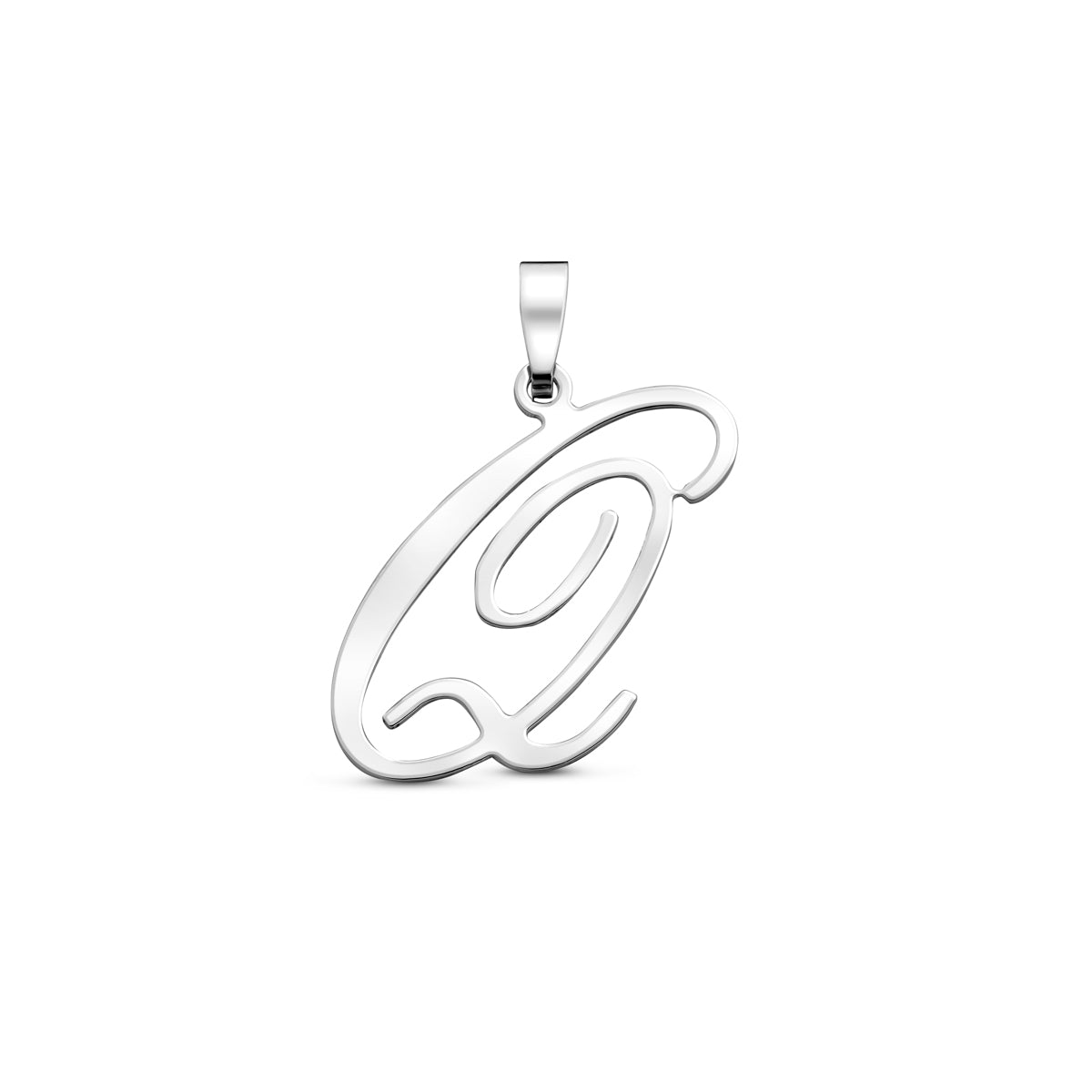 Hanger sierletter Q 25 mm zilver #Letter_Q