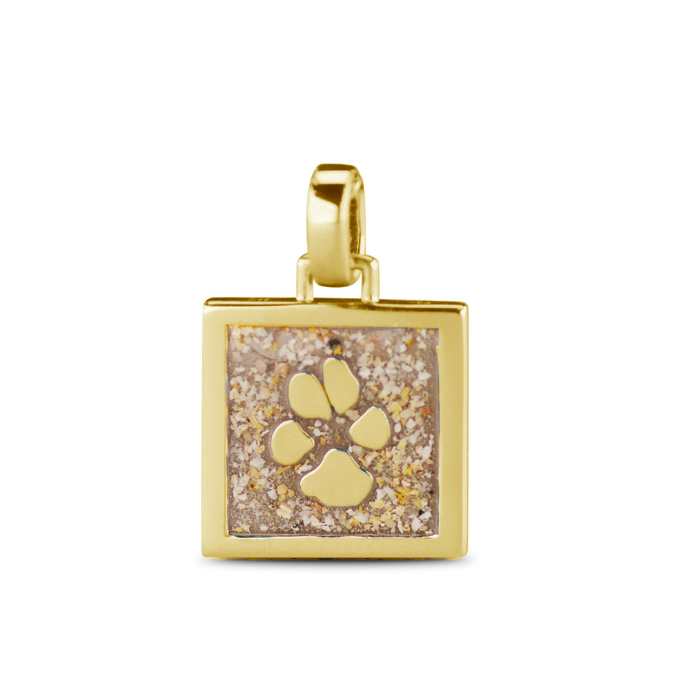 See You Pootafdruk ashanger vierkant in goud – AP-001 B-ASH – afbeelding 1