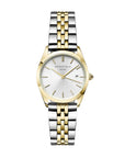 Rosefield horloge ASDSSG-A16 The Ace XS Silver Sunray Steel Silver Gold Duotone - PansiteNederland.nl