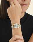 Rosefield horloge ASDSSG-A16 The Ace XS Silver Sunray Steel Silver Gold Duotone - PansiteNederland.nl