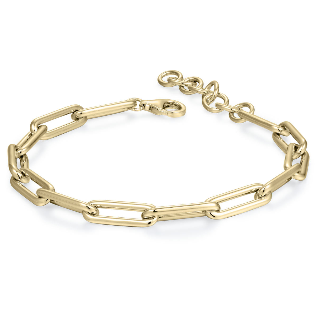 Gisser Armband Zilver Geel Verguld 18+3 cm – B1022Y