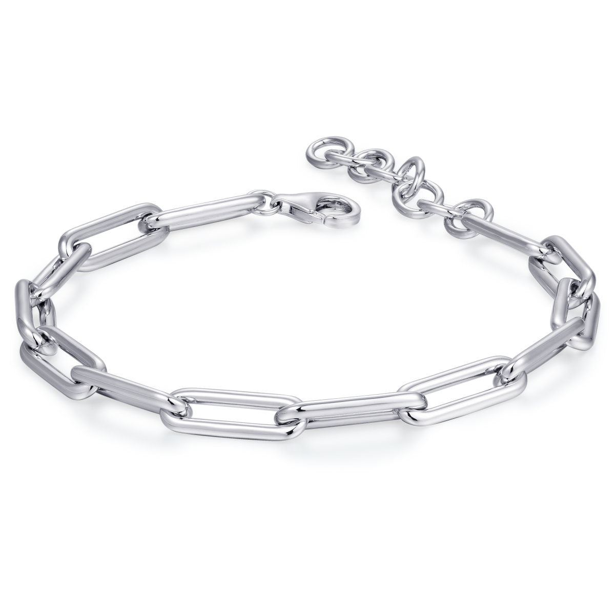 Gisser Armband Zilver Gerhodineerd 18+3 cm – B1022