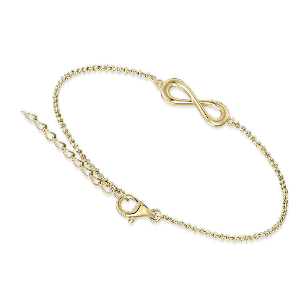 Gisser Armband Zilver Geel Verguld 17+3 cm – B1026Y – foto 4