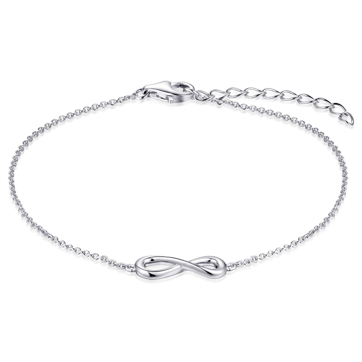 Gisser Armband Zilver Gerhodineerd 17+3 cm – B1026