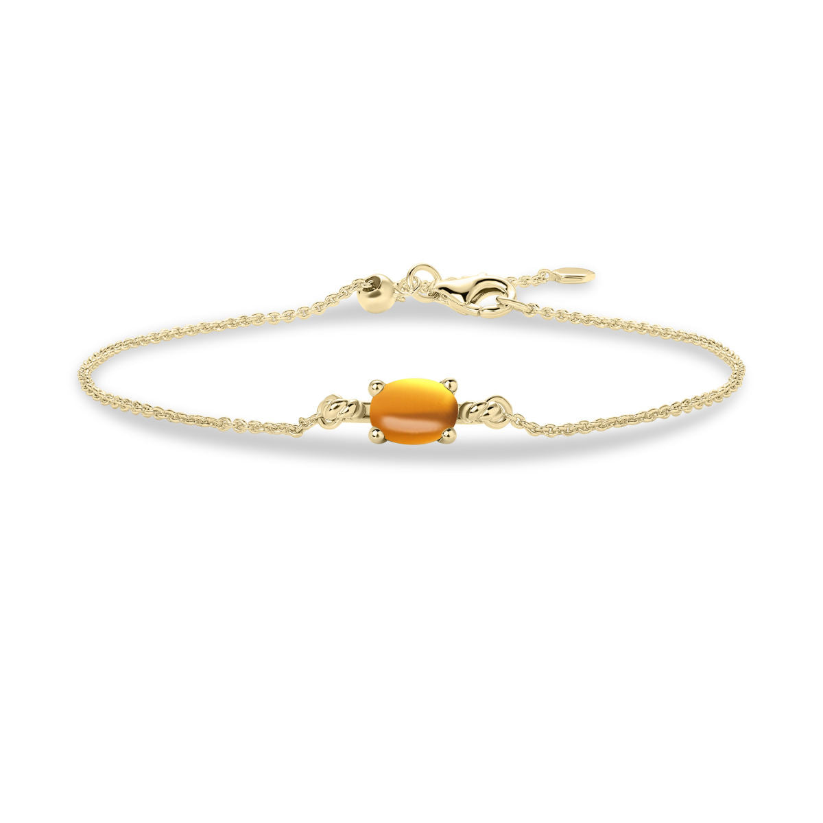 Gisser Armband Zilver Geel Verguld 16+4 cm – B1040YY