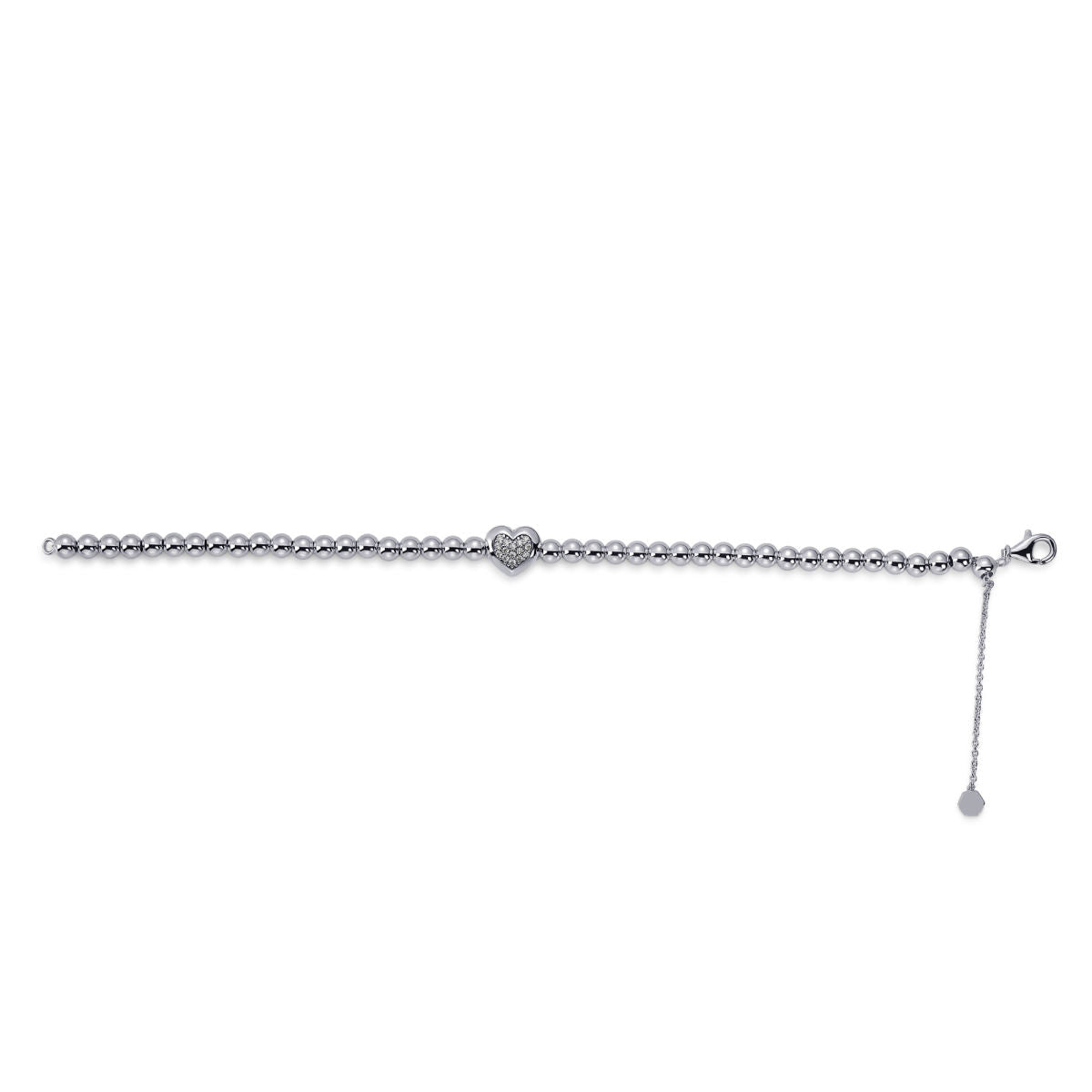 Gisser Armband Zilver Gerhodineerd 17+3 cm – B1045 – foto 2