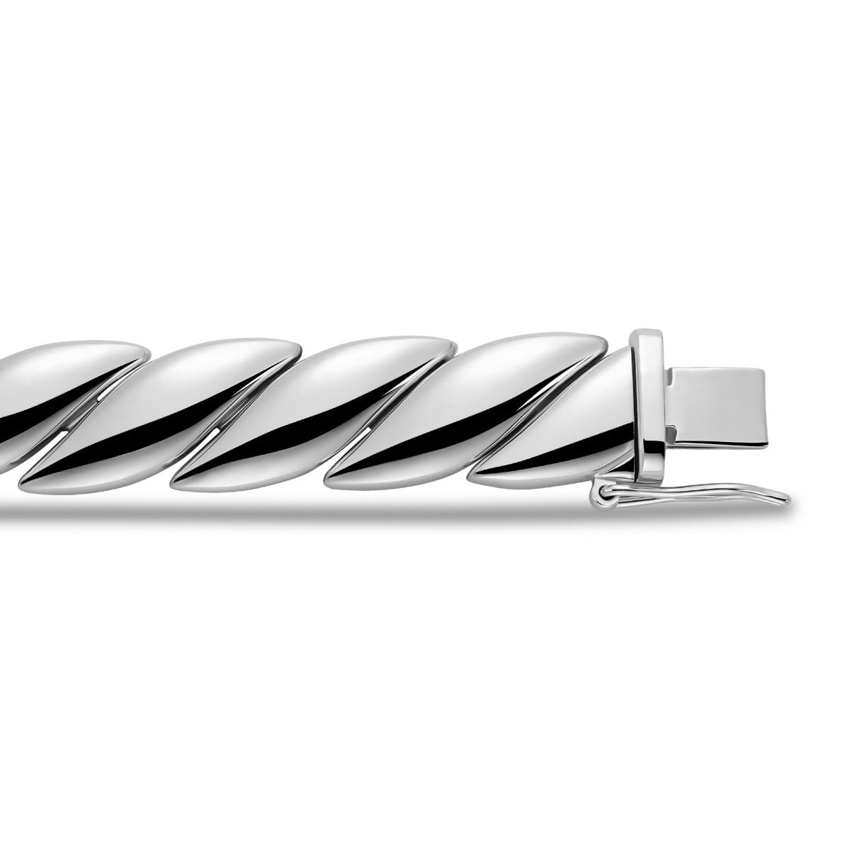 Gisser Armband Zilver Gerhodineerd Zirkonia Wit – B1049 – foto 3