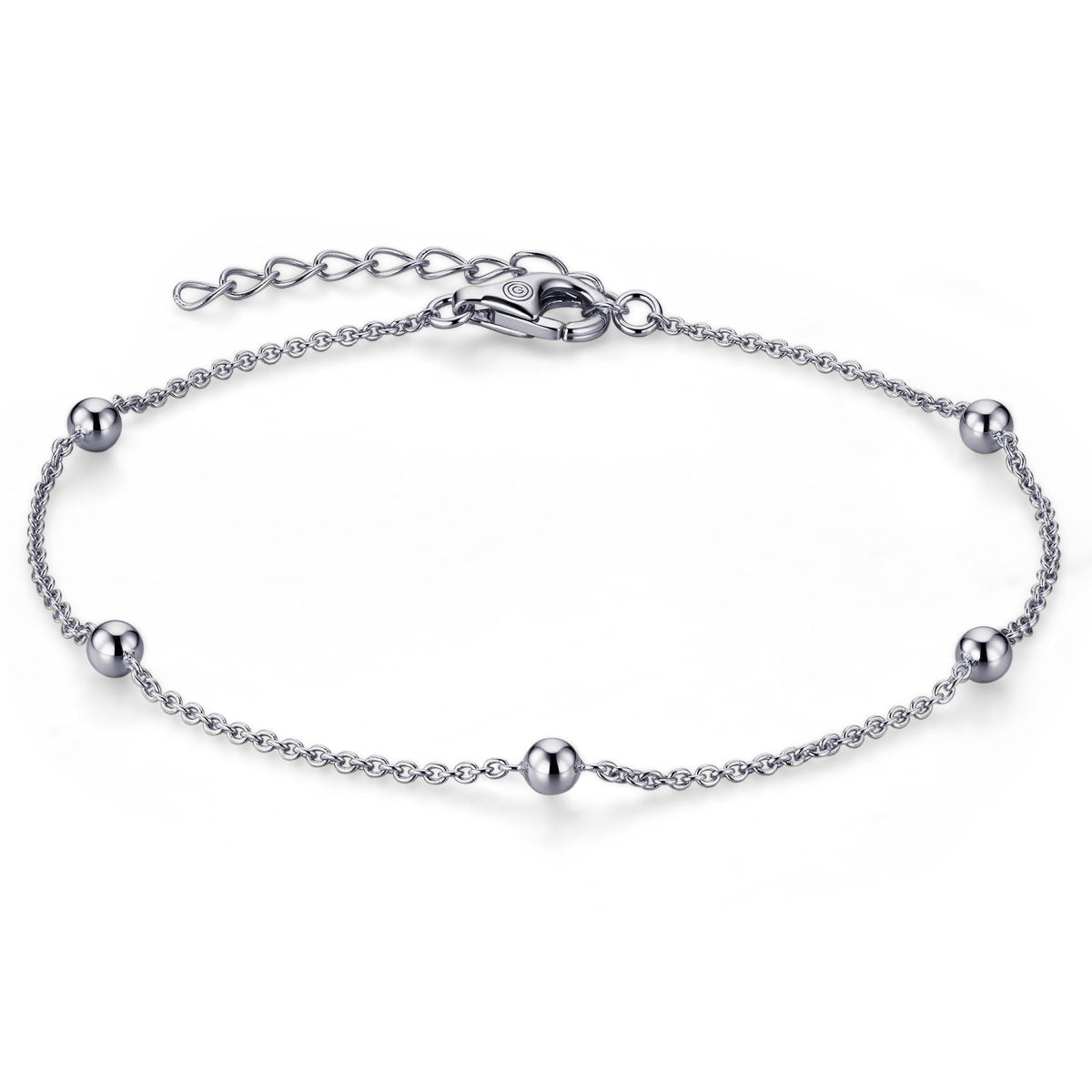 Gisser Armband Zilver Gerhodineerd 17+3 cm – B1053