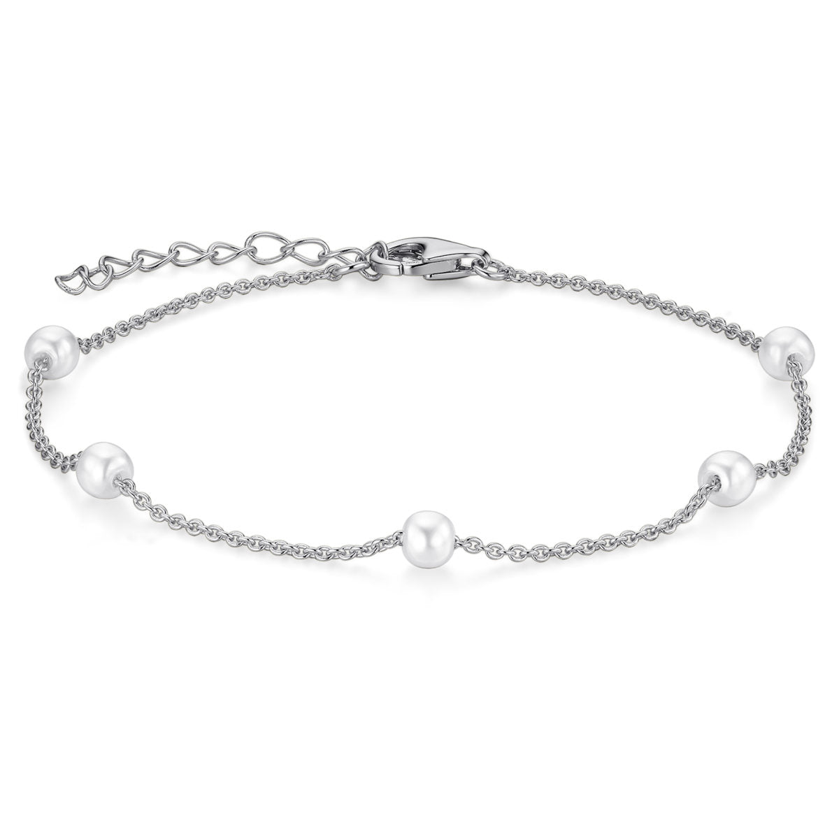Gisser Armband Zilver Gerhodineerd 17+3 cm – B1054
