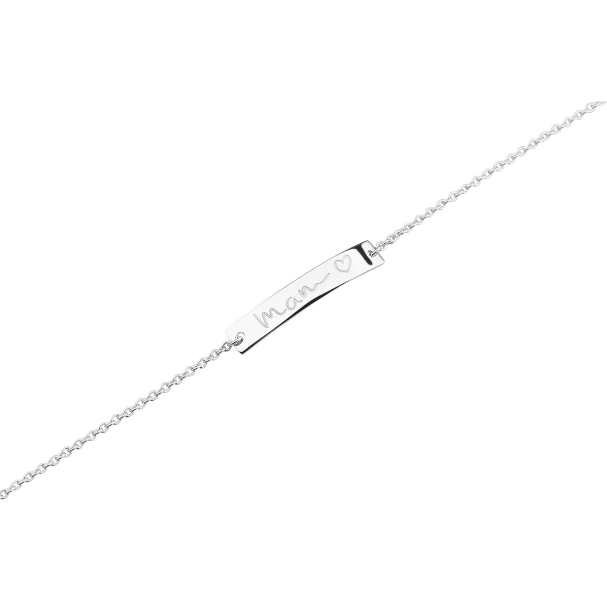 See You Zilveren armband met graveerstaaf – BL-030 – afbeelding 1