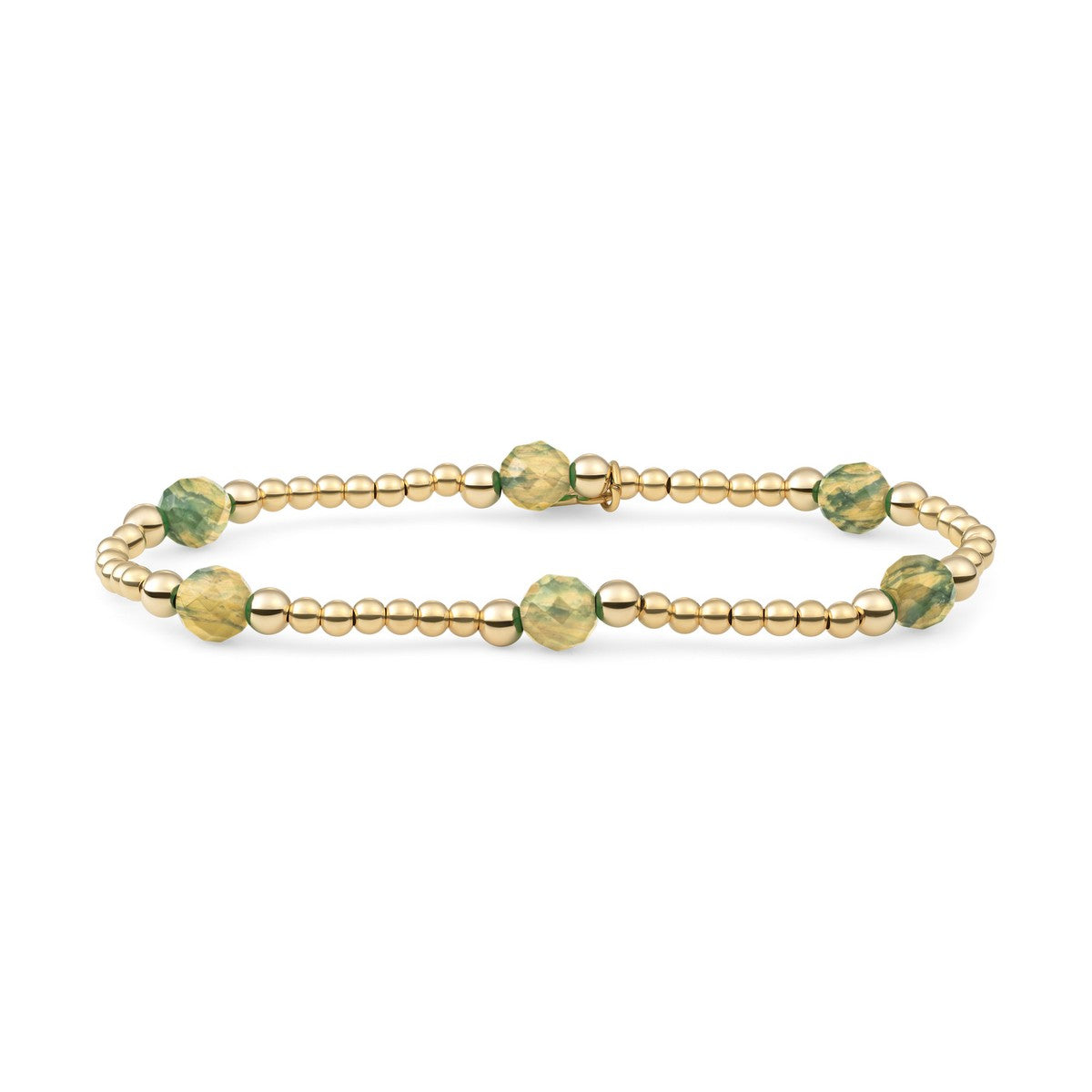 Sparkling Jewels - Gem: Ya'an Green Jade Reverse Bold Mix - Gold BLK03G-G55, exclusief en kwalitatief hoogwaardig. Ontdek nu!