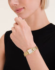 Rosefield horloge BWGSG-B01 The Boxelle White Dial Gold Steel - PansiteNederland.nl