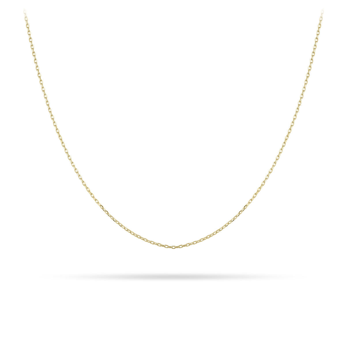 Gisser Ketting Zilver Geel Verguld – C011Y