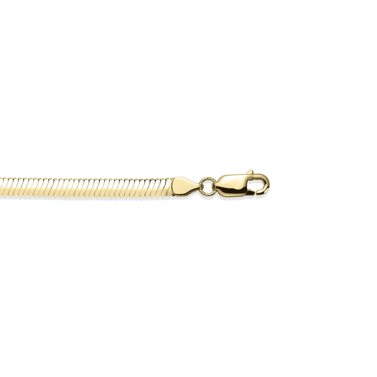 Gisser Ketting Zilver Geel Verguld 42+5 cm – C013Y – foto 2
