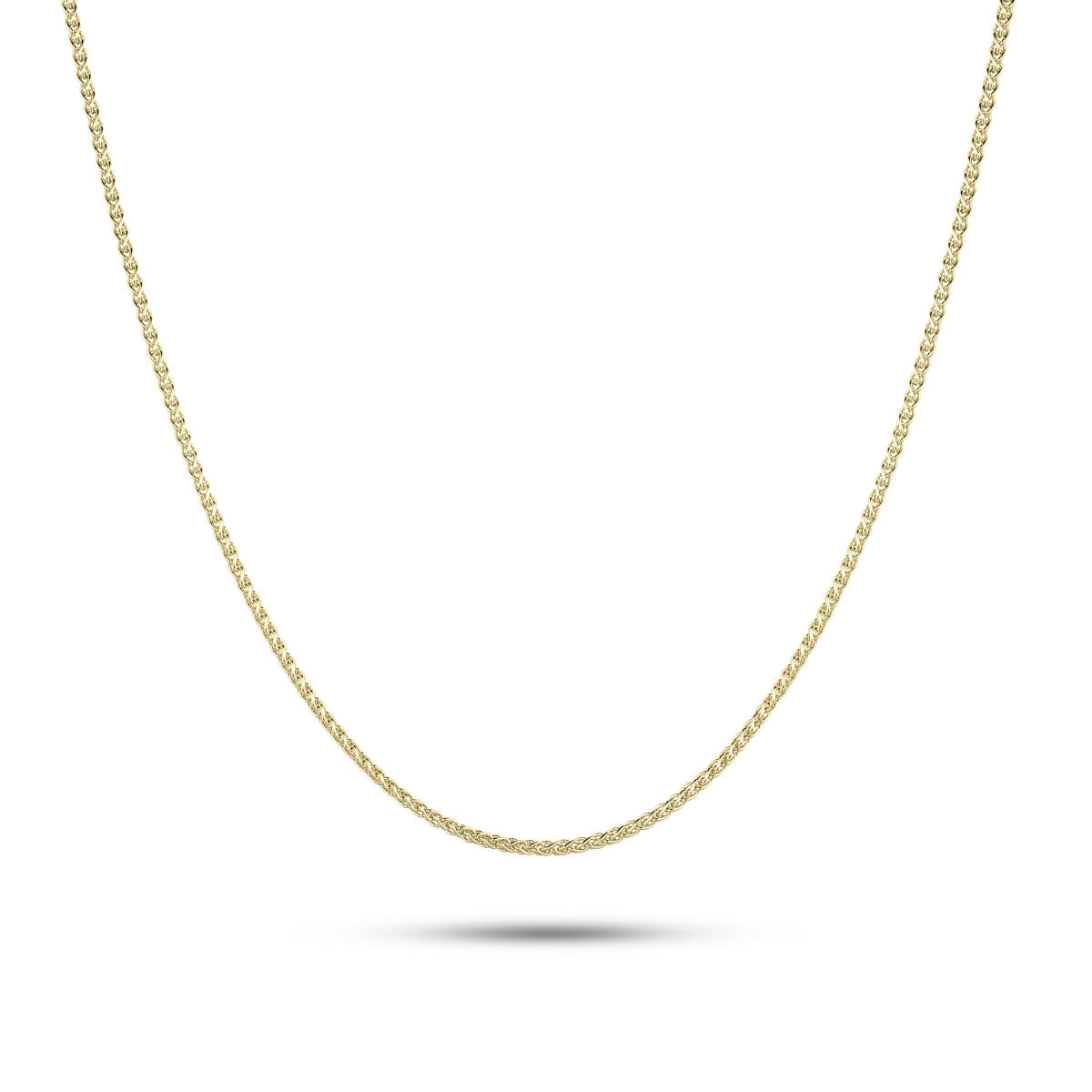 Gisser Ketting Zilver Geel Verguld – C015Y
