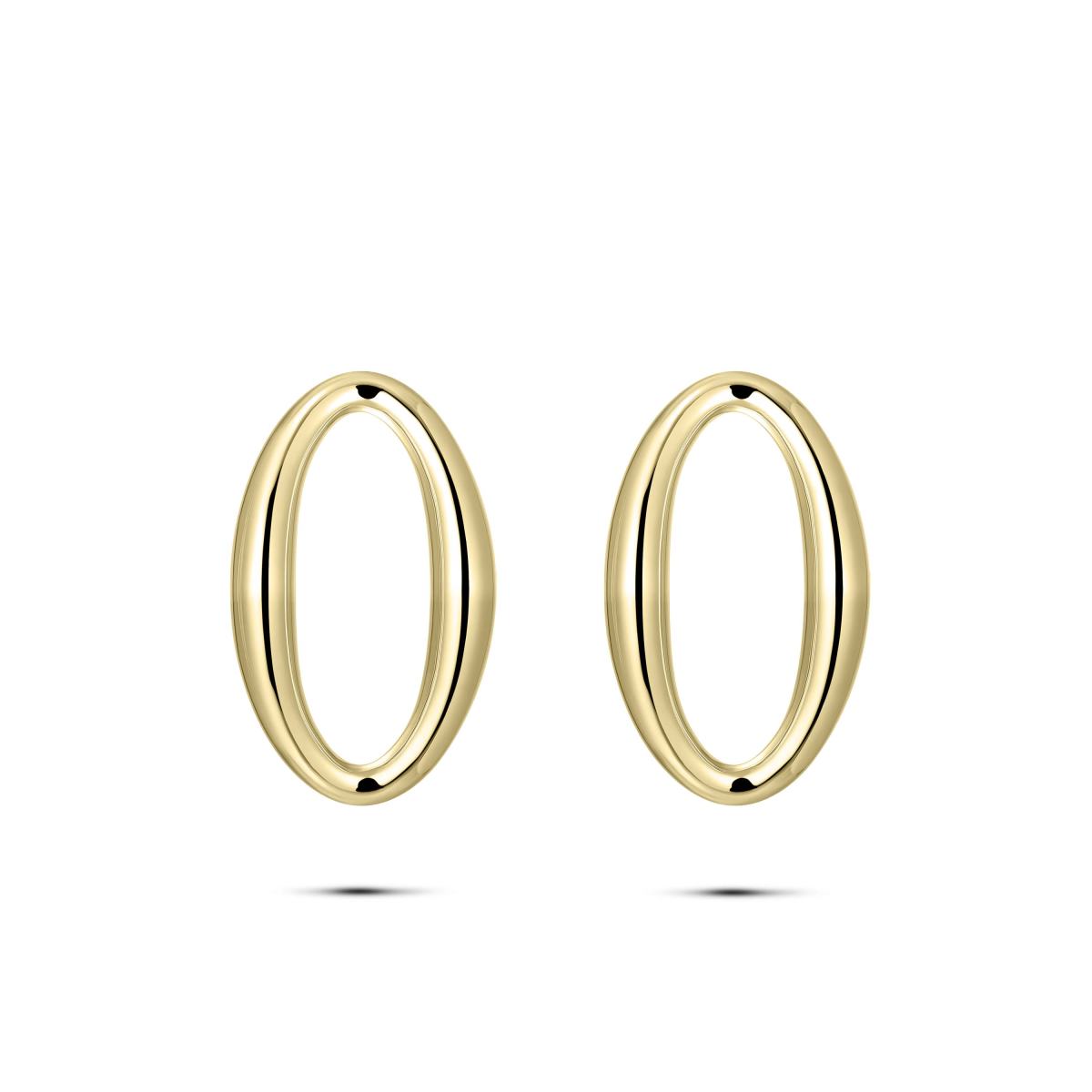Gisser Oorbedels Zilver Geel Verguld – C1000Y