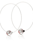 Clic Collier Ringen in elkaar Rood C187R - PansiteNederland.nl