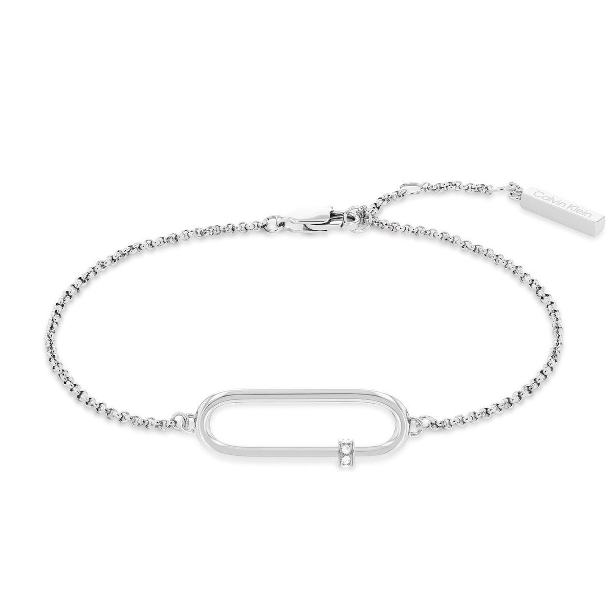 Calvin Klein Armband CJ35000183 Dames Zilverkleurig 17,5 cm