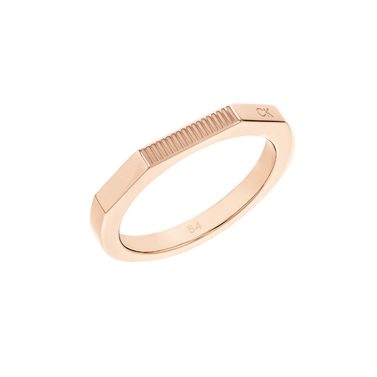 Calvin Klein Ring CJ35000189 Dames Rosékleurig
