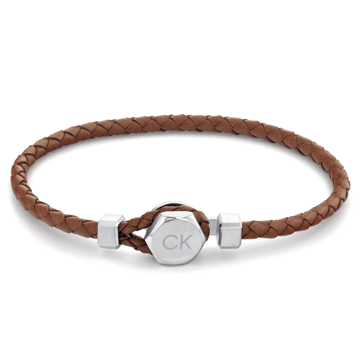 Calvin Klein Armband CJ35000261 Heren Bruin 21 cm