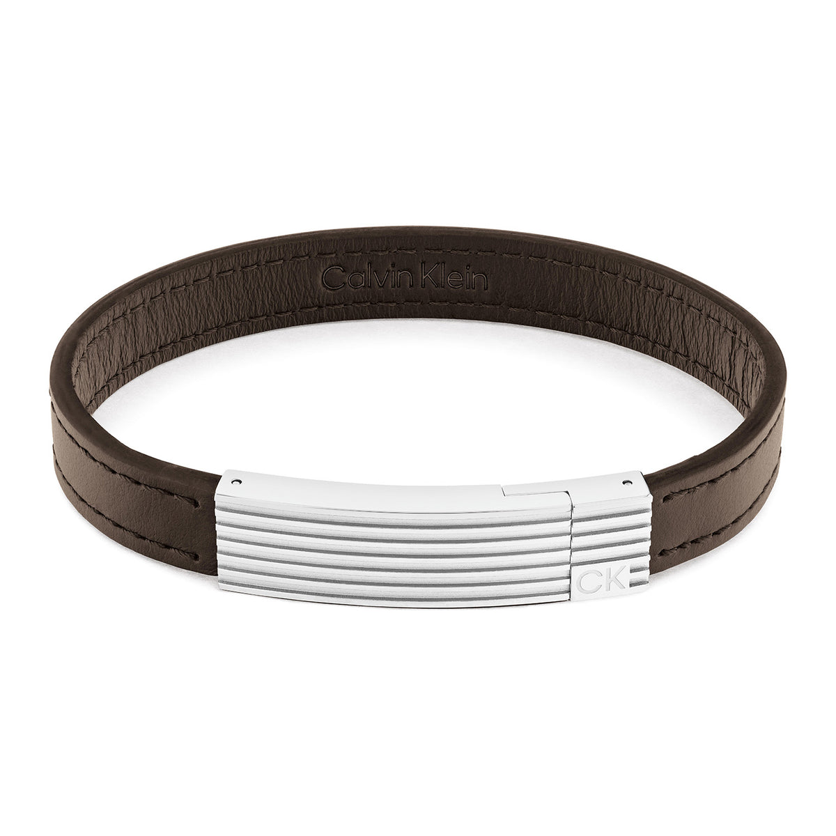 Calvin Klein Armband CJ35000268 Heren Bruin 21 cm