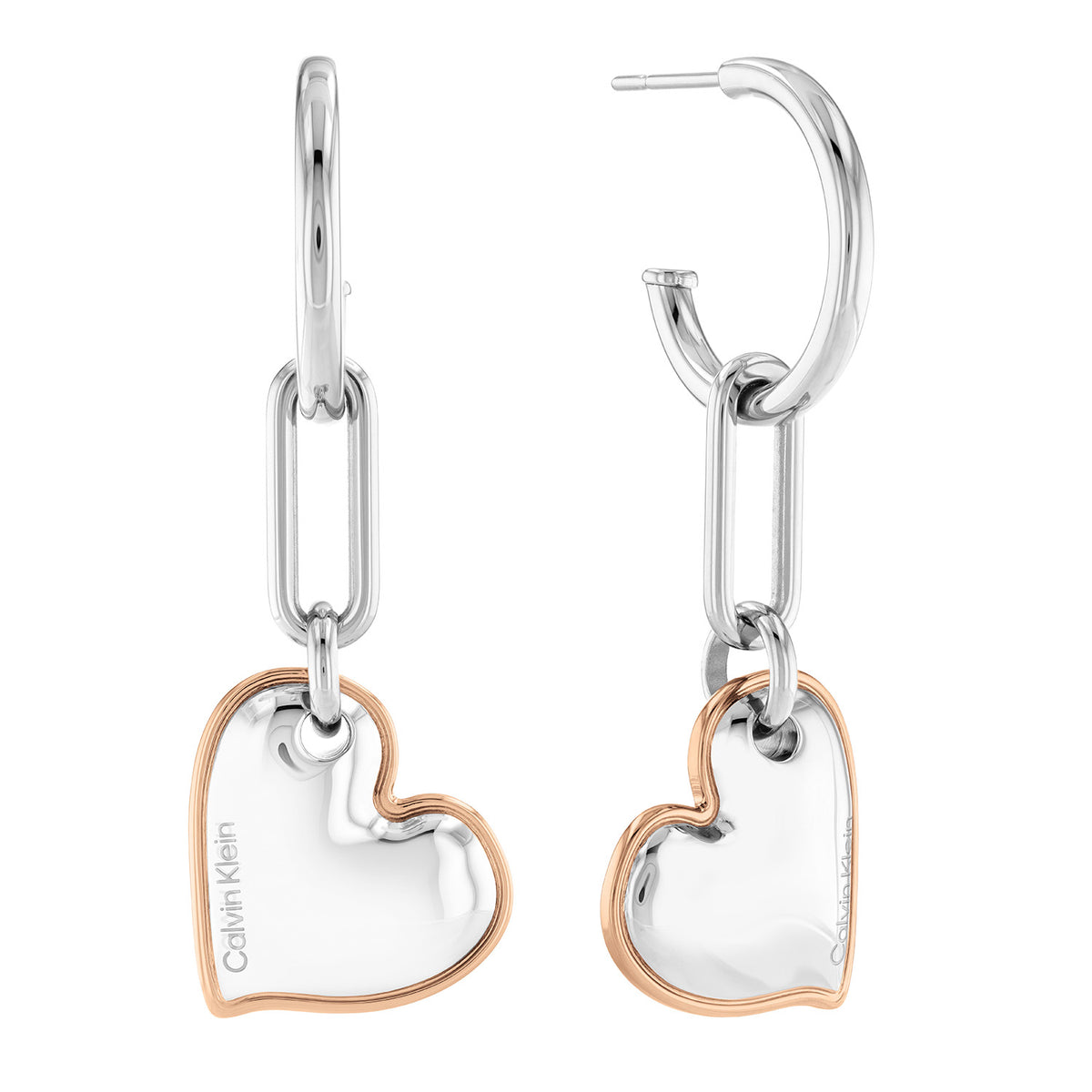 Calvin Klein Oorhangers CJ35000304 Dames Zilverkleurig