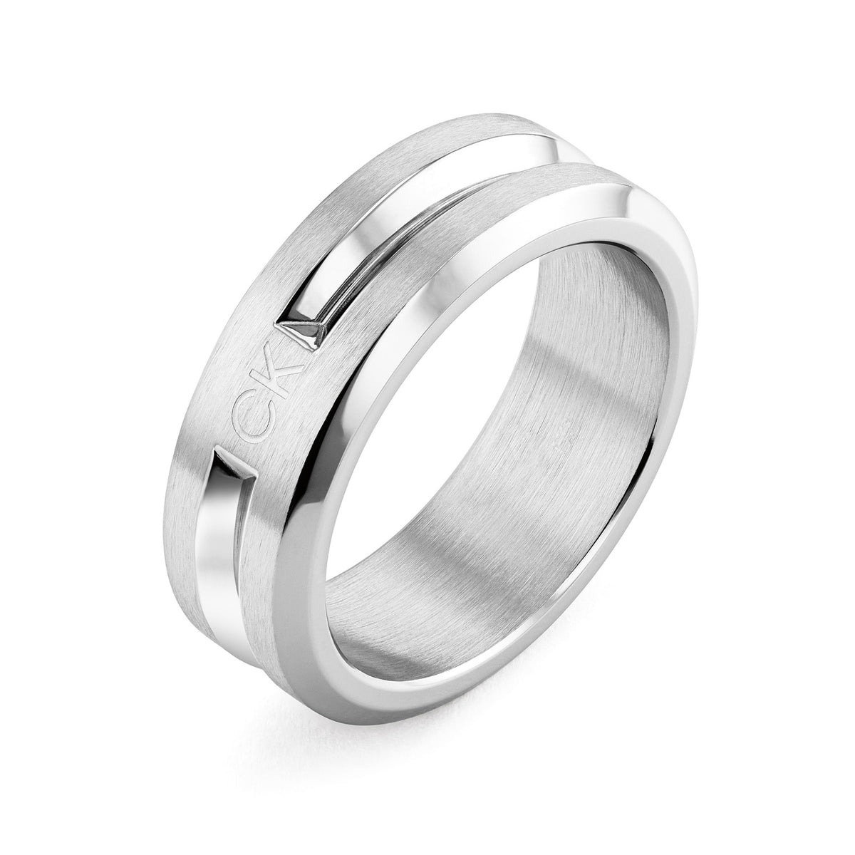 Calvin Klein Ring CJ35000318 Heren Zilverkleurig