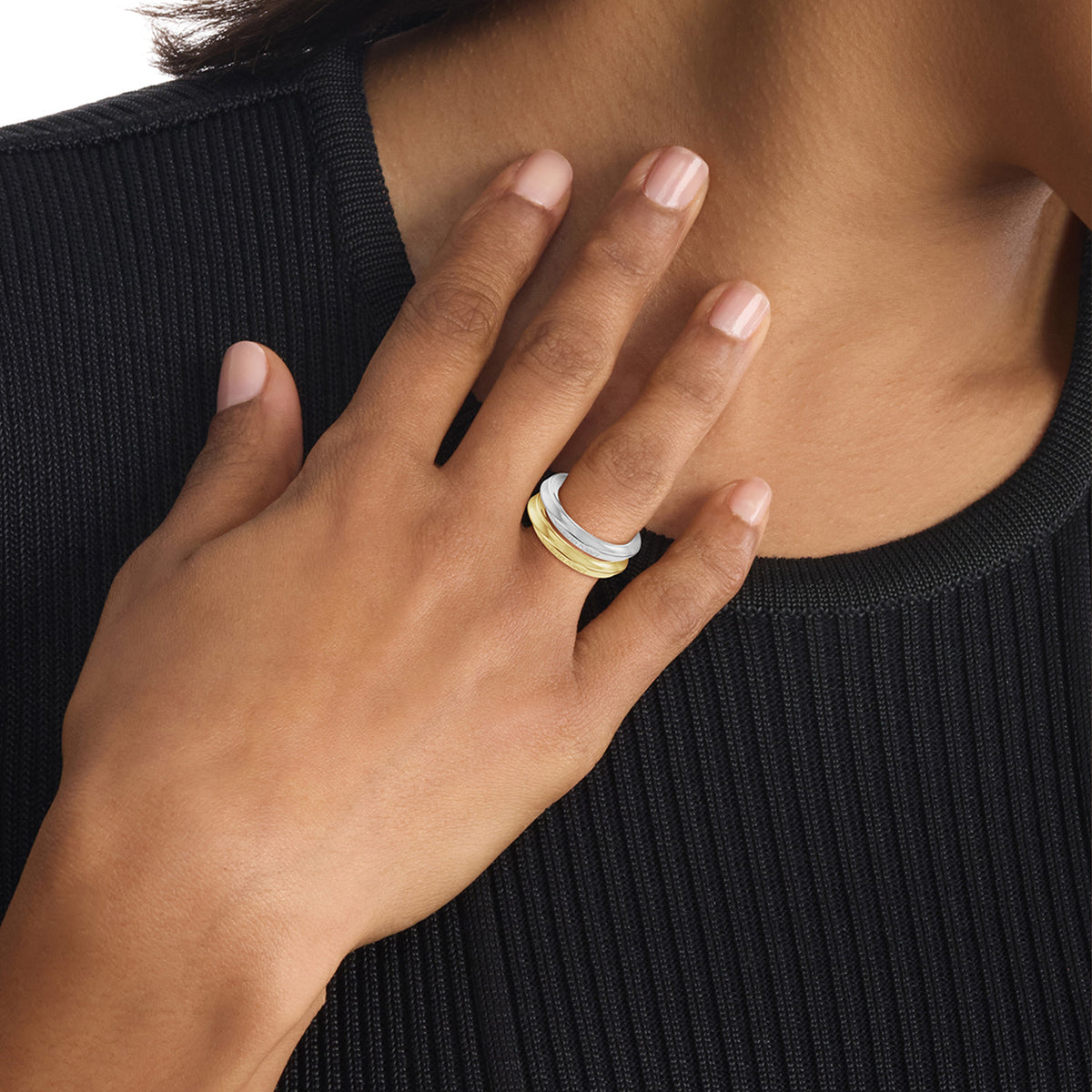 Calvin Klein Ring CJ35000330 Dames Zilverkleurig