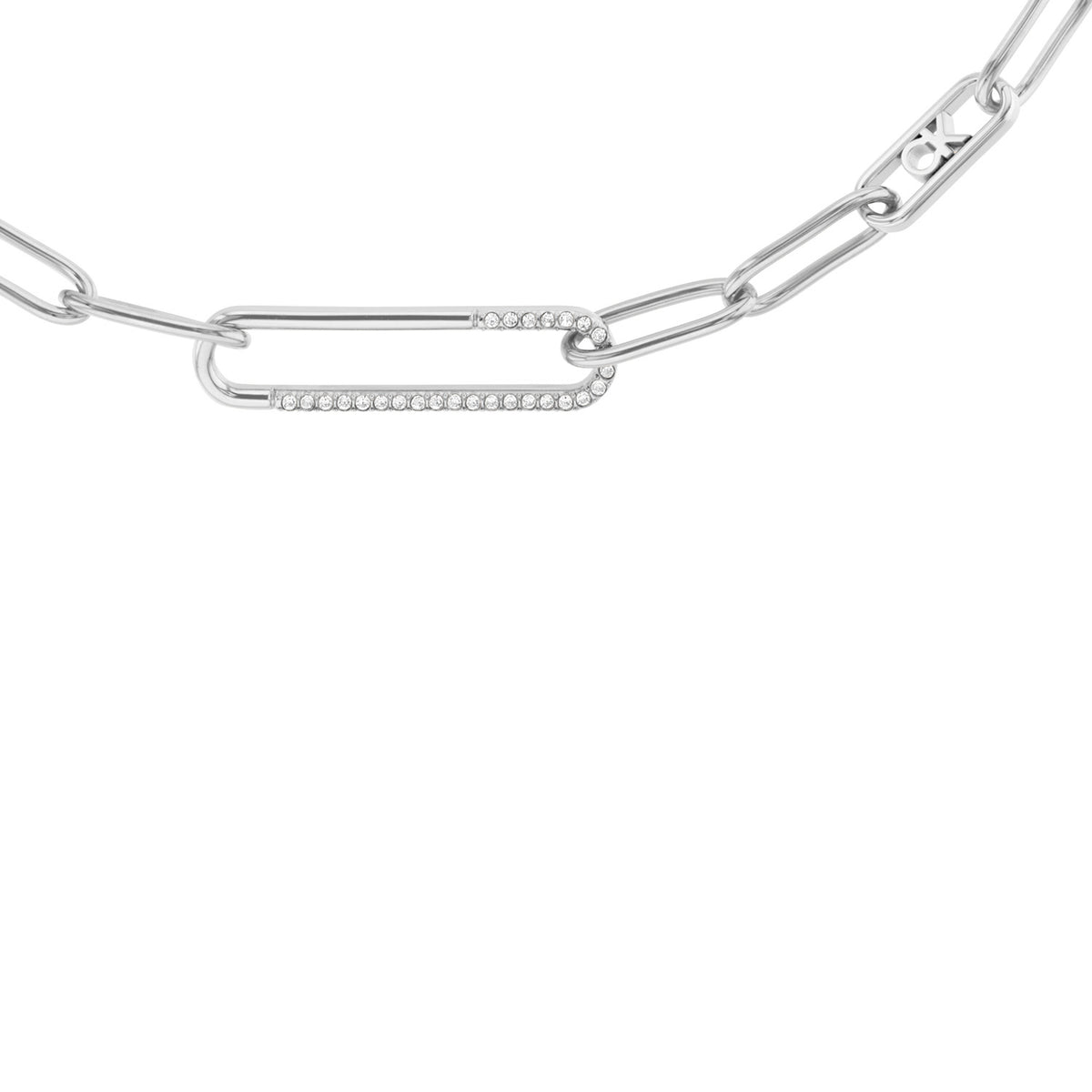 Calvin Klein Collier CJ35000536 Dames Zilverkleurig 45 cm