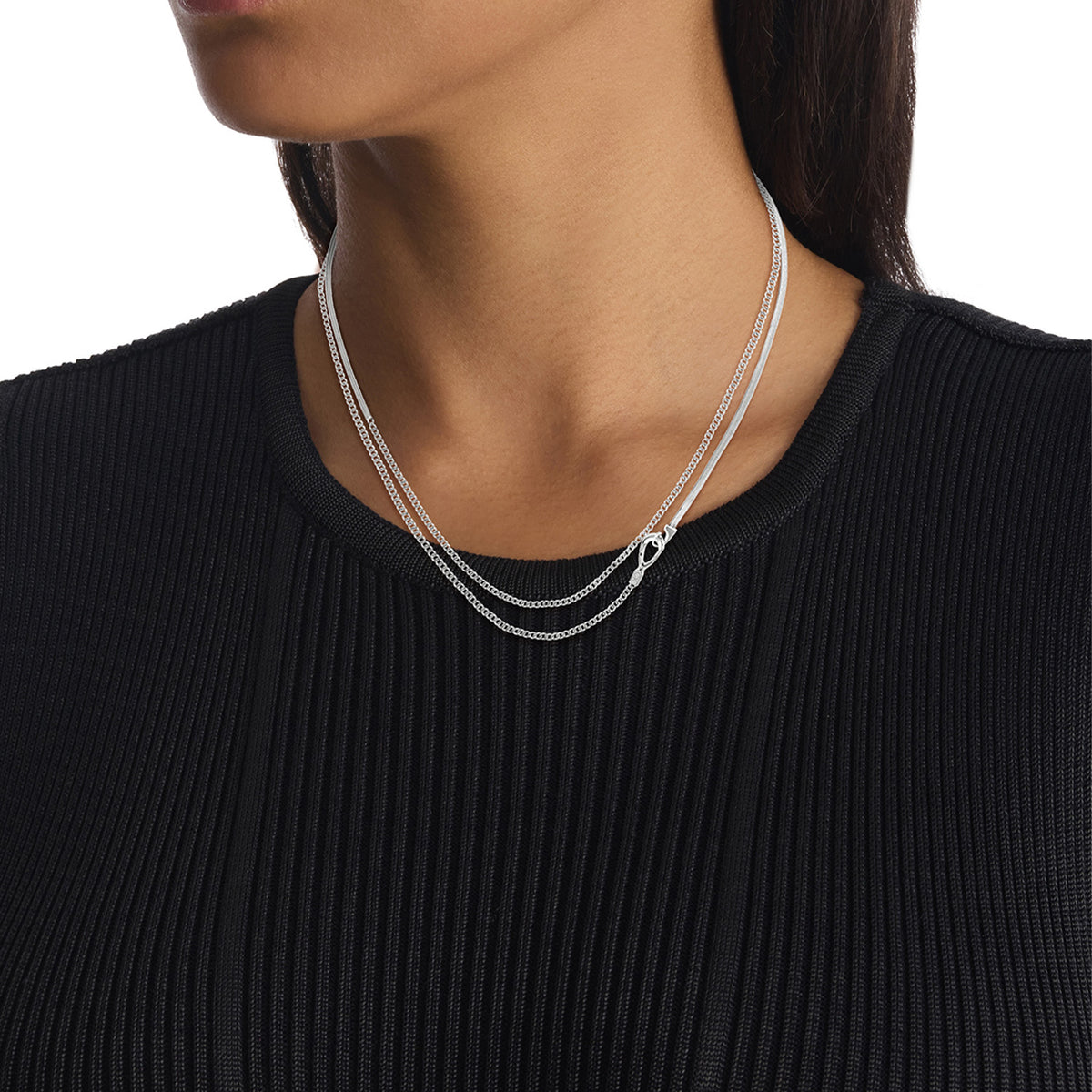 Calvin Klein Collier CJ35000592 Dames Zilverkleurig 106 cm