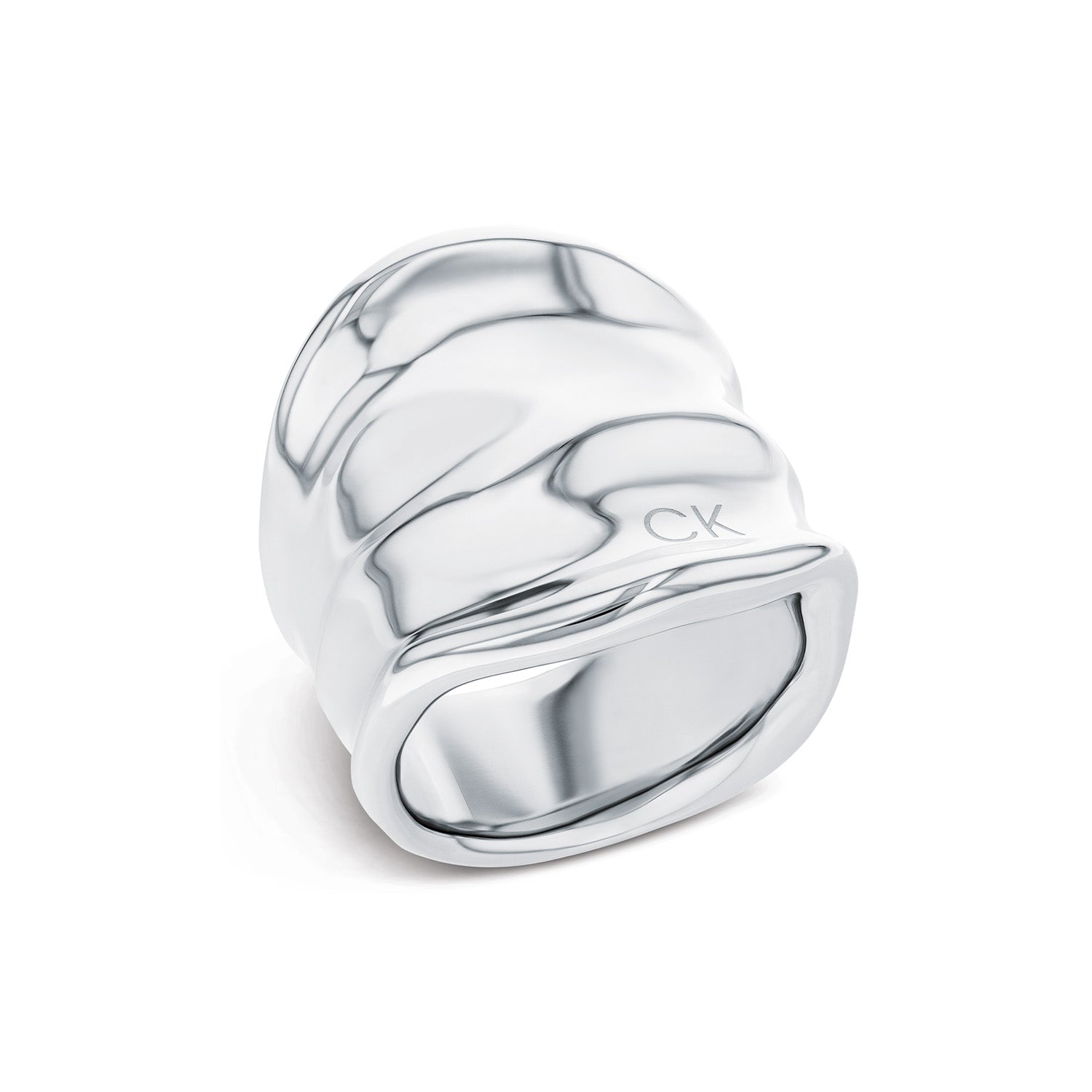 Calvin Klein Ring CJ35000645 Dames Zilverkleurig