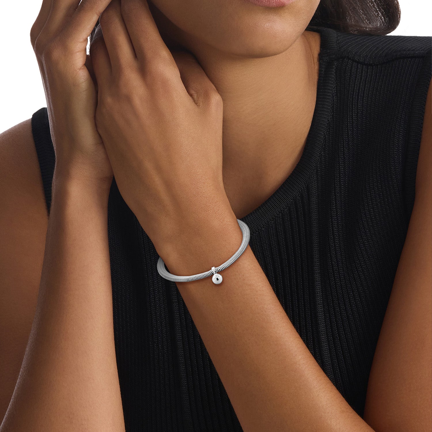 Calvin Klein Armband CJ35000958 Dames Zilverkleurig 18,5 cm